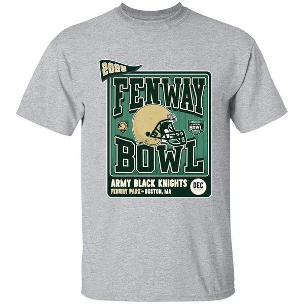 2025 Fenway Bowl Army Black Knights Helmet Shirt - Image 9