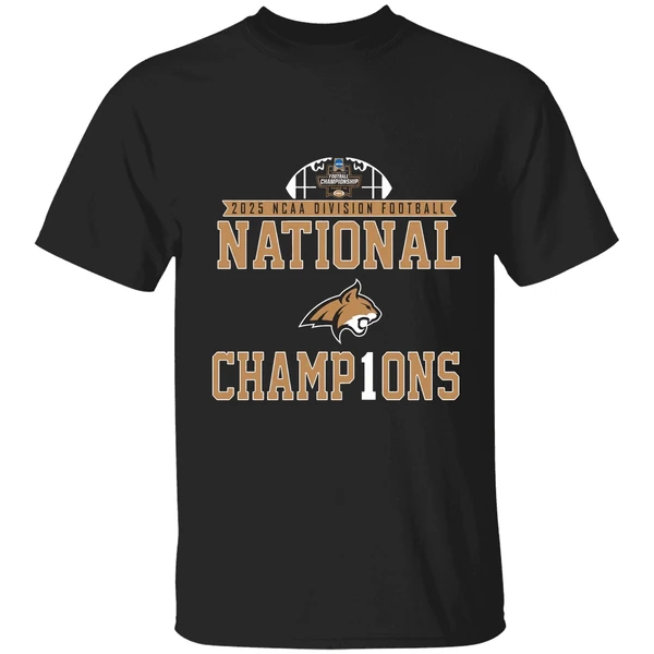 2025 Ncaa D1 Football National Champions Montana State Bobcats Shirt