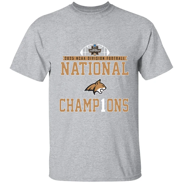 2025 Ncaa D1 Football National Champions Montana State Bobcats Shirt - Image 9