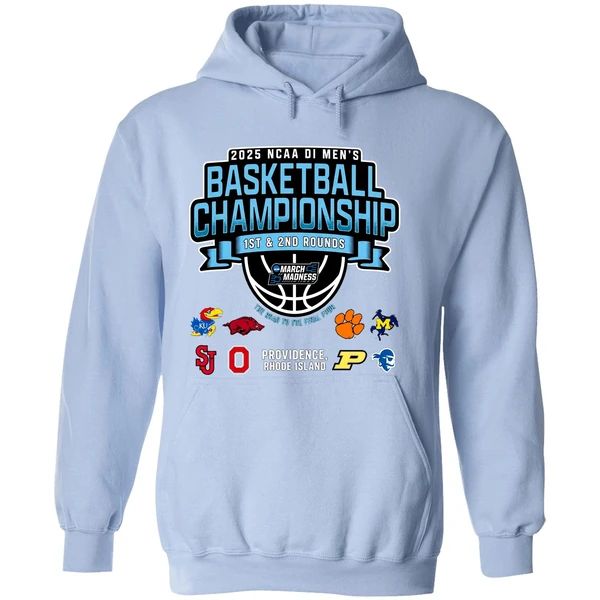 2025 Ncaa Di Mens Basketball Providence Regional 1st 2nd Rounds Hoodie - Image 4