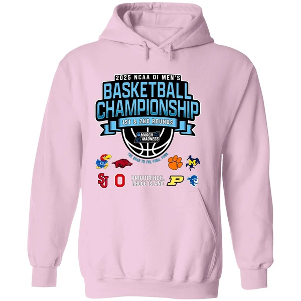 2025 Ncaa Di Mens Basketball Providence Regional 1st 2nd Rounds Hoodie - Image 5