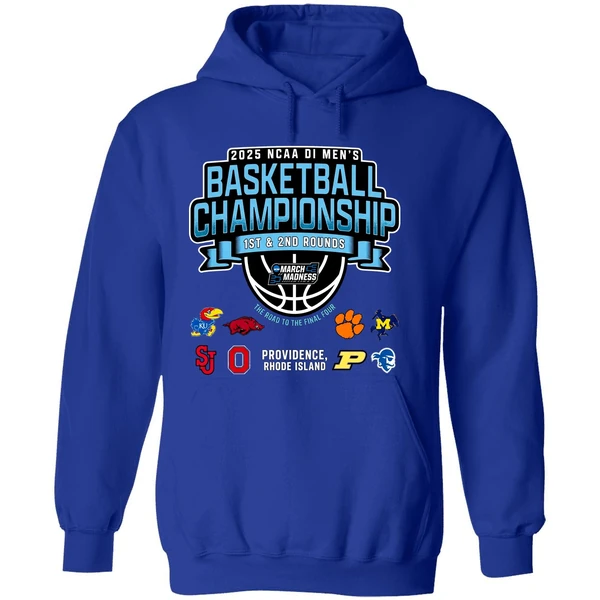 2025 Ncaa Di Mens Basketball Providence Regional 1st 2nd Rounds Hoodie - Image 7