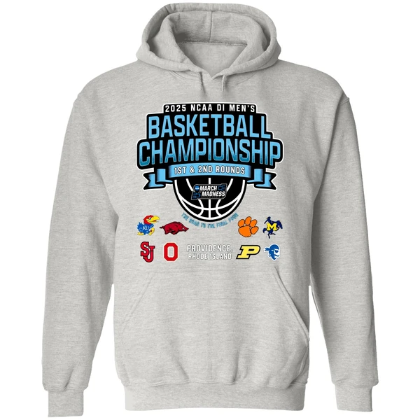 2025 Ncaa Di Mens Basketball Providence Regional 1st 2nd Rounds Hoodie - Image 9