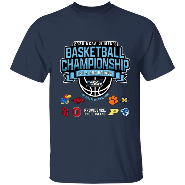 2025 ncaa di mens basketball providence regional 1st 2nd rounds shirt navy
