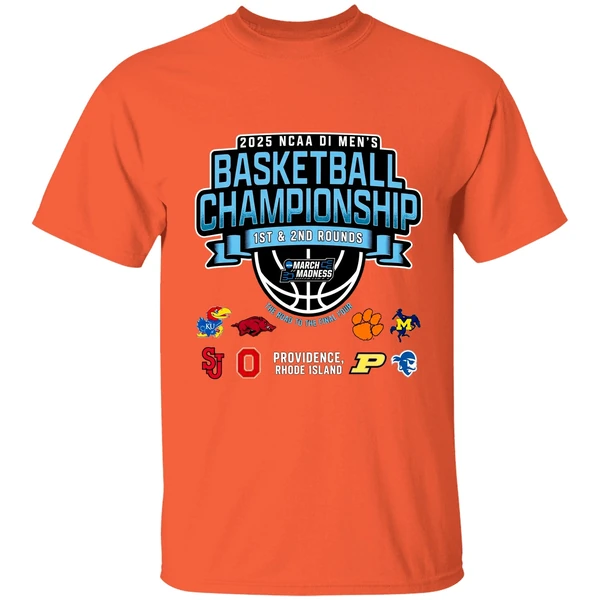 2025 Ncaa Di Mens Basketball Providence Regional 1st 2nd Rounds Shirt - Image 6