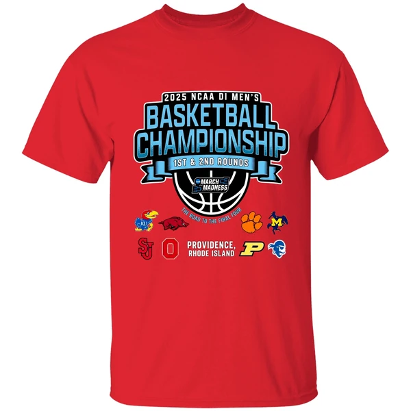 2025 Ncaa Di Mens Basketball Providence Regional 1st 2nd Rounds Shirt - Image 7