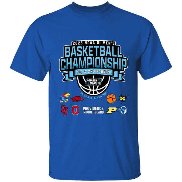 2025 Ncaa Di Mens Basketball Providence Regional 1st 2nd Rounds Shirt - Image 8