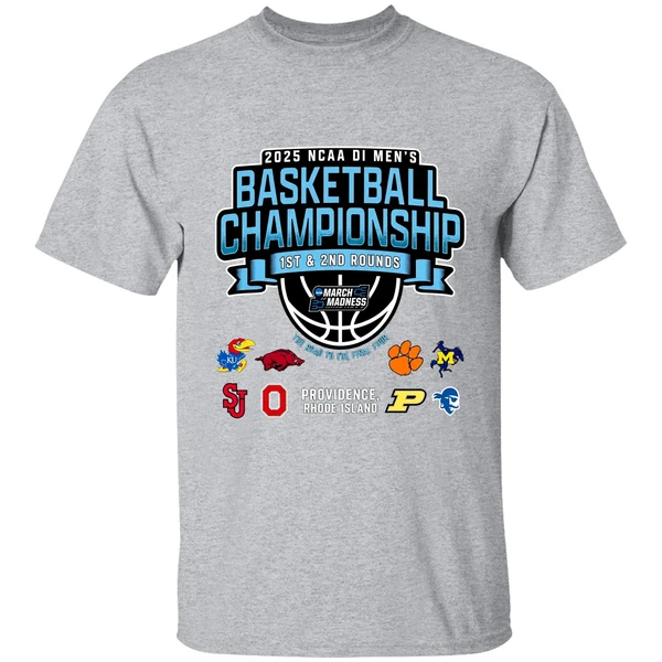 2025 Ncaa Di Mens Basketball Providence Regional 1st 2nd Rounds Shirt - Image 9