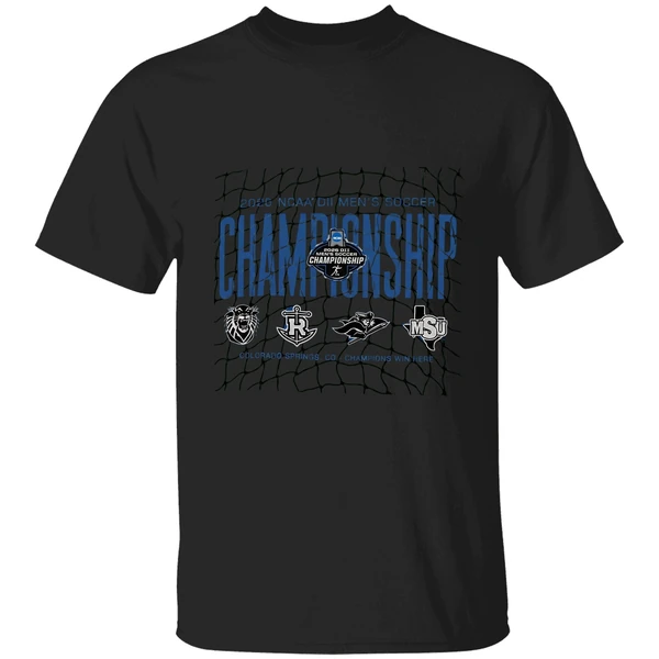2025 Ncaa Dii Mens Soccer Championship Colorado Springs Co Champions Win Here Shirt - Image 7