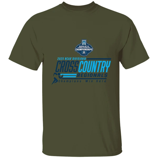 2025 Ncaa Division Iii Cross Country Regionals Champions Win Here Shirt - Image 3