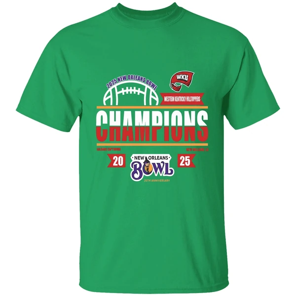 2025 New Orleans Bowl Champions Western Kentucky Hilltoppers Shirt - Image 2