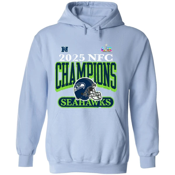 2025 Nfc Champions Seattle Seahawks Super Bowl Lx Bound Hoodie - Image 4
