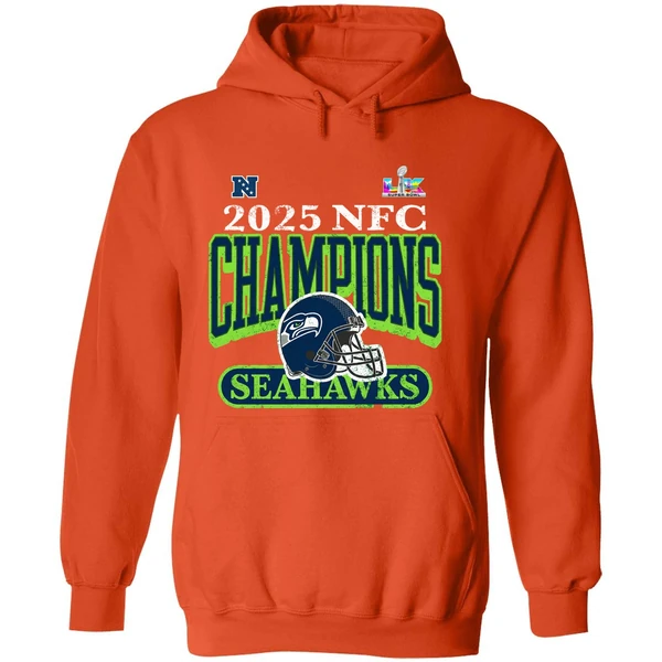 2025 Nfc Champions Seattle Seahawks Super Bowl Lx Bound Hoodie - Image 6
