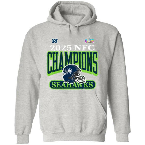 2025 Nfc Champions Seattle Seahawks Super Bowl Lx Bound Hoodie - Image 9