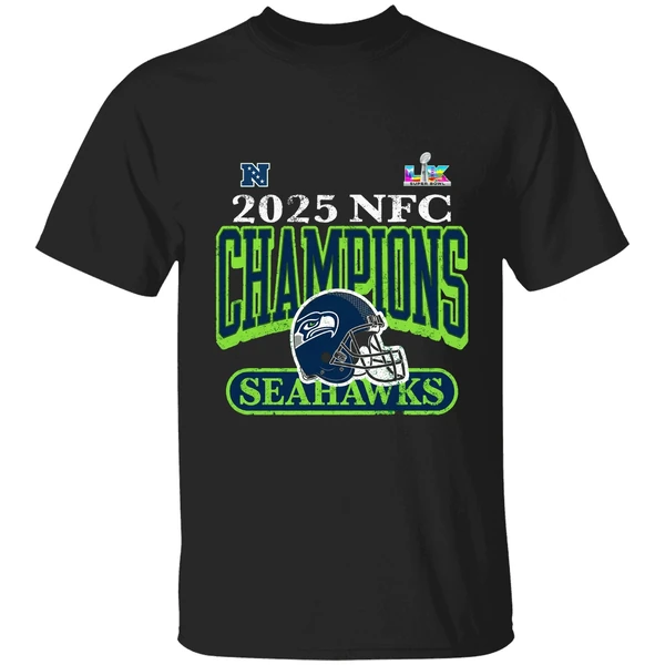 2025 Nfc Champions Seattle Seahawks Super Bowl Lx Bound Shirt