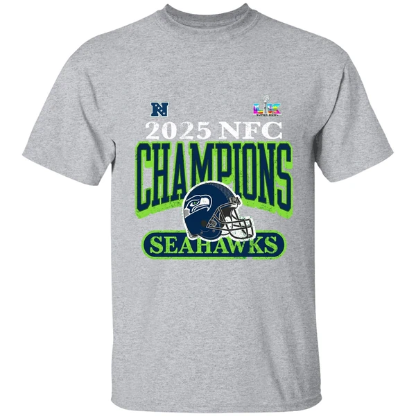 2025 Nfc Champions Seattle Seahawks Super Bowl Lx Bound Shirt - Image 9