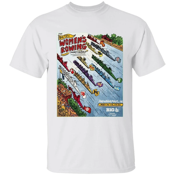2026 Big Ten Womens Rowing Championships Indianapoils Paint Shirt
