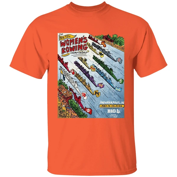 2026 Big Ten Womens Rowing Championships Indianapoils Paint Shirt - Image 3