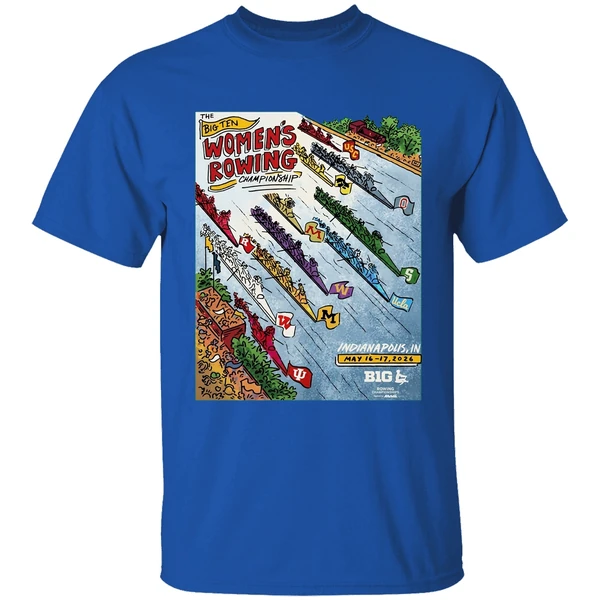 2026 Big Ten Womens Rowing Championships Indianapoils Paint Shirt - Image 5