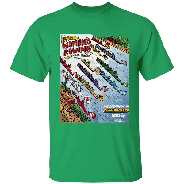 2026 Big Ten Womens Rowing Championships Indianapoils Paint Shirt - Image 8