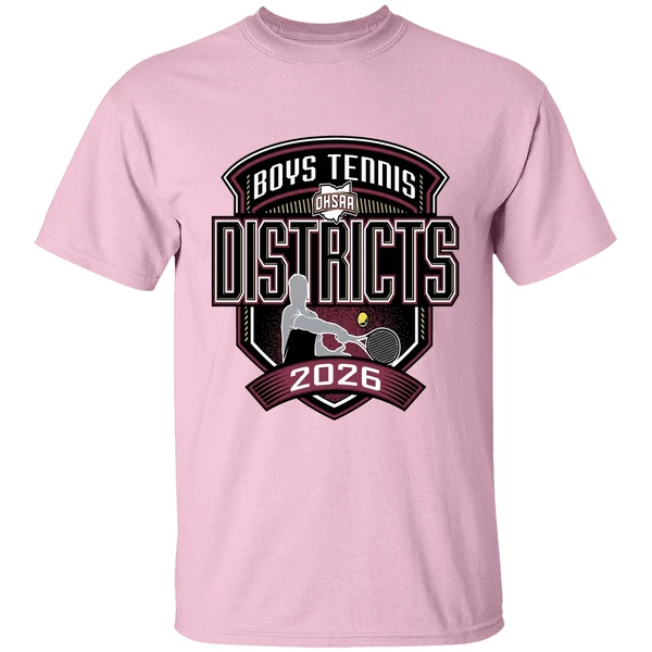 2026 Boys Tennis Districts Ohsaa Shirt - Image 3