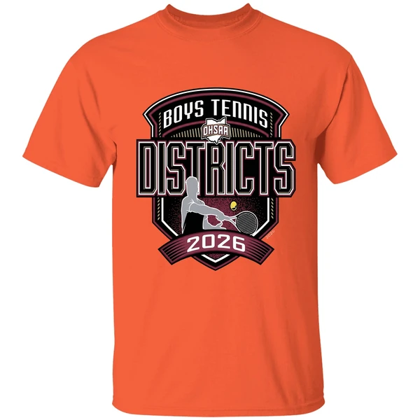 2026 boys tennis districts ohsaa shirt orange
