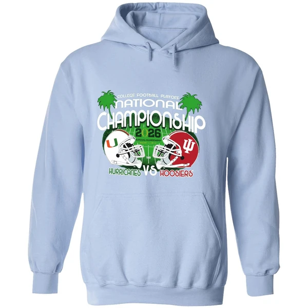 2026 Cfp National Championship Indiana Hoosiers Vs Miami Hurricane Hoodie - Image 4