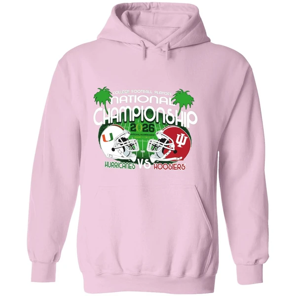 2026 Cfp National Championship Indiana Hoosiers Vs Miami Hurricane Hoodie - Image 5