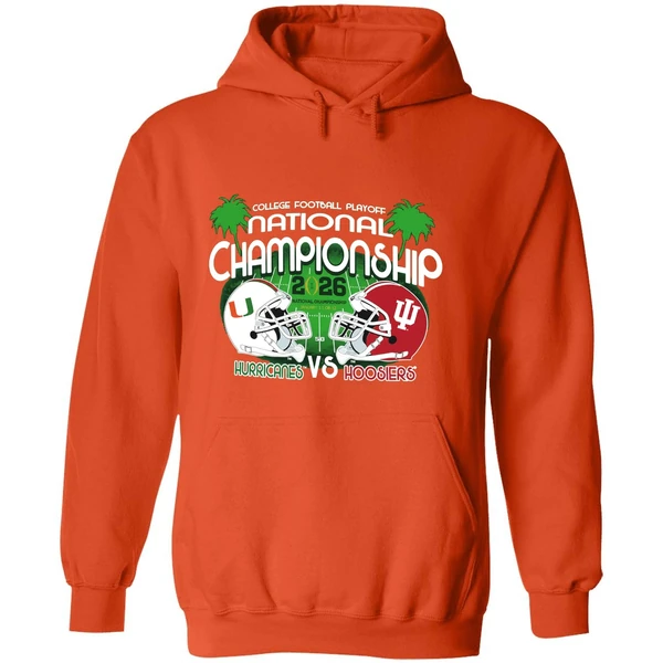 2026 Cfp National Championship Indiana Hoosiers Vs Miami Hurricane Hoodie - Image 6