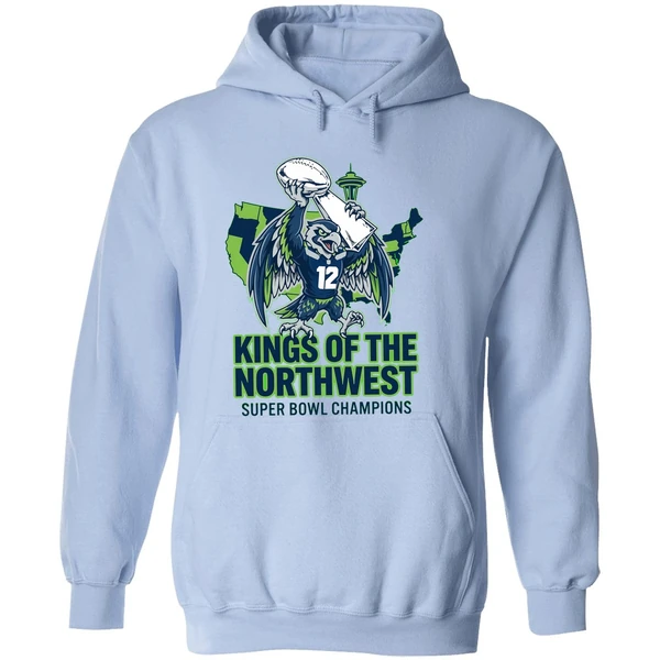 2026 Champions Seattle Seahawks Super Bowl Lx Hoodie - Image 4