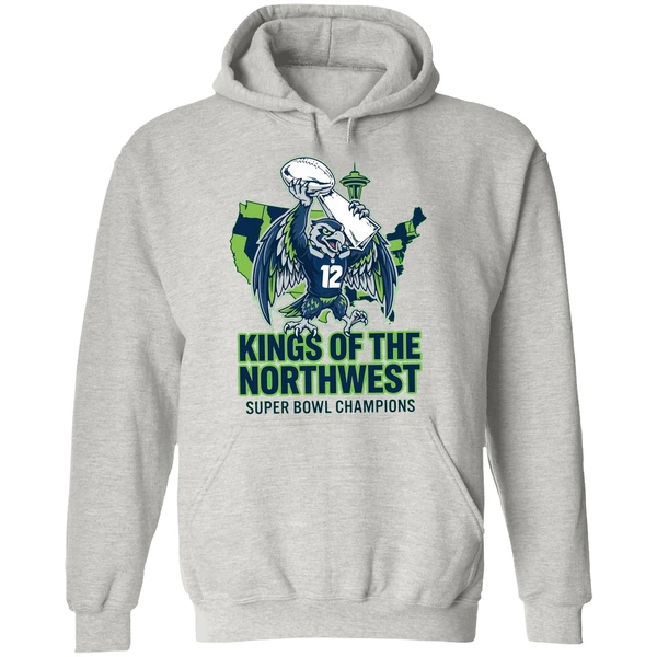 2026 Champions Seattle Seahawks Super Bowl Lx Hoodie - Image 9