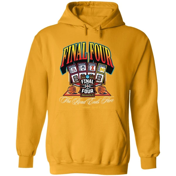 2026 Final Four Mens Basketball The Road Ends Here Hoodie