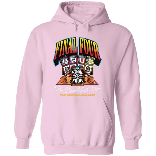 2026 Final Four Mens Basketball The Road Ends Here Hoodie - Image 5