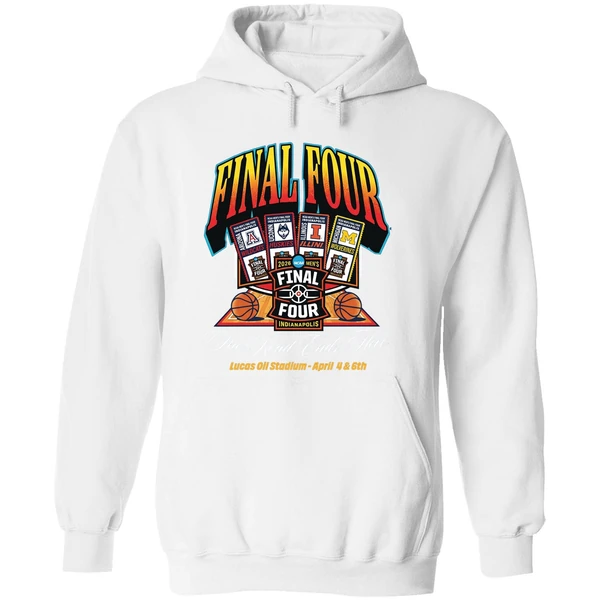 2026 Final Four Mens Basketball The Road Ends Here Hoodie - Image 8