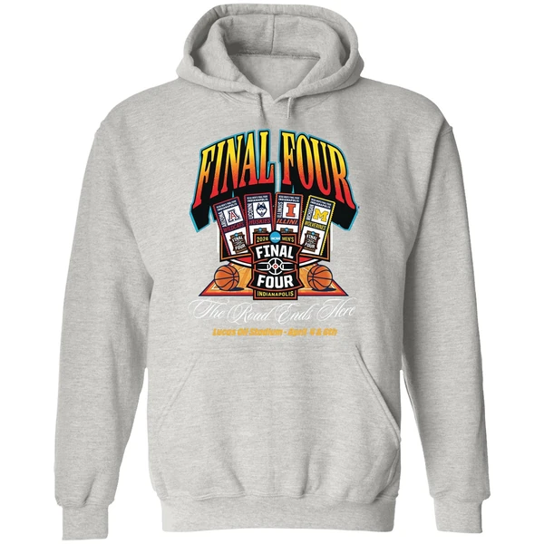 2026 Final Four Mens Basketball The Road Ends Here Hoodie - Image 9