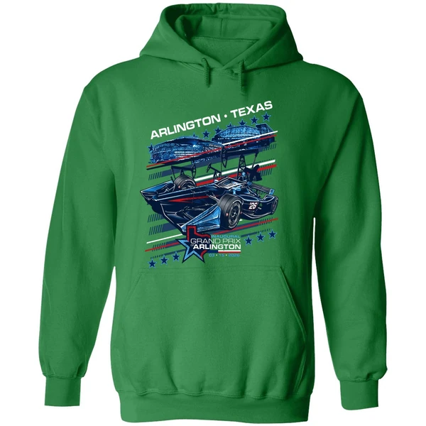 2026 Inaugural Grand Prix Of Arlington Ghost Car Hoodie - Image 2