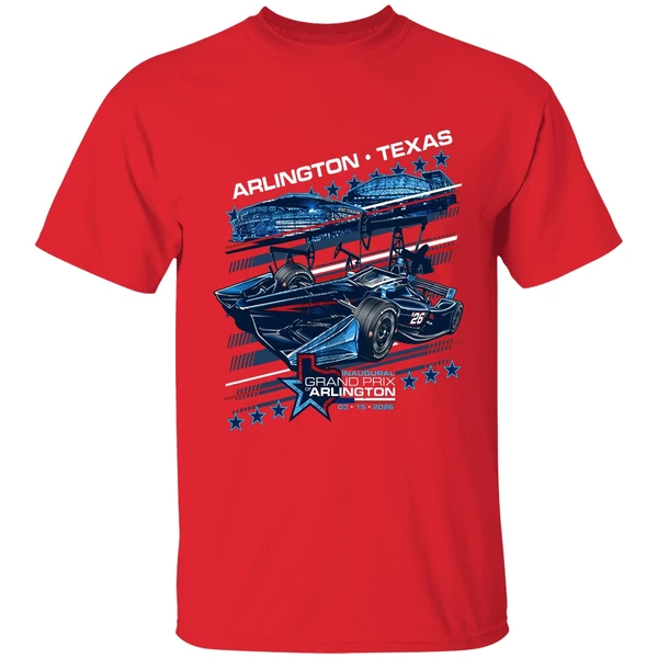2026 Inaugural Grand Prix Of Arlington Ghost Car Shirt - Image 7