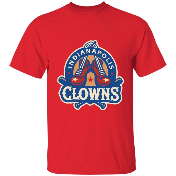 2026 indianapolis clowns logo shirt red