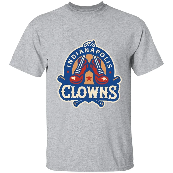 2026 indianapolis clowns logo shirt sportgrey