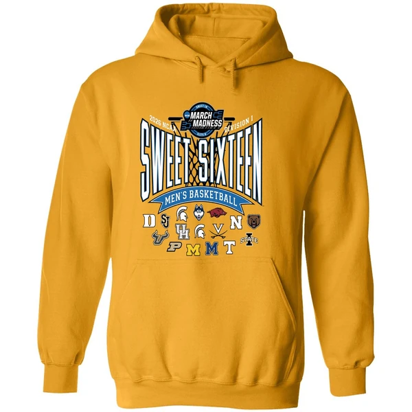2026 Ncaa Di Mens Basketball Tournament Sweet Sixteen Teams Hoodie