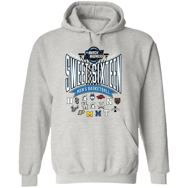 2026 Ncaa Di Mens Basketball Tournament Sweet Sixteen Teams Hoodie - Image 9