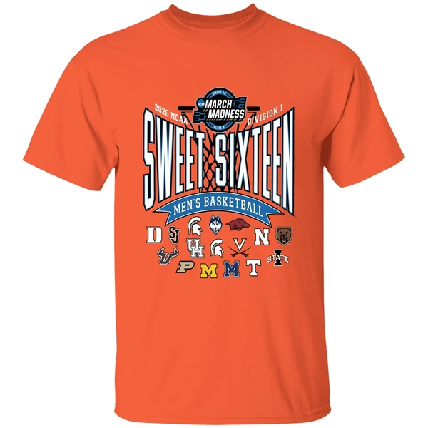 2026 Ncaa Di Mens Basketball Tournament Sweet Sixteen Teams Shirt - Image 6