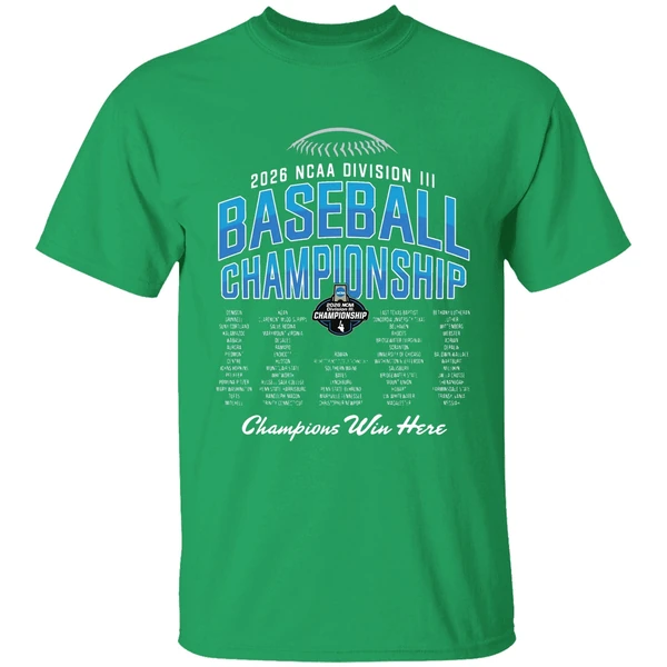 2026 Ncaa Division Iii Baseball Regionals College Teams Shirt - Image 2