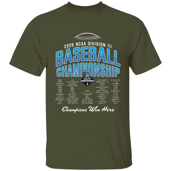 2026 Ncaa Division Iii Baseball Regionals College Teams Shirt - Image 4