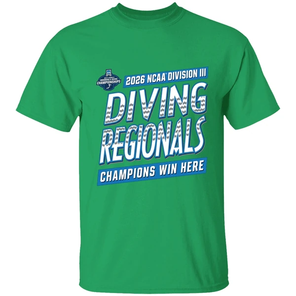 2026 Ncaa Division Iii Swimming And Diving Regionals Champions Win Here Shirt - Image 2