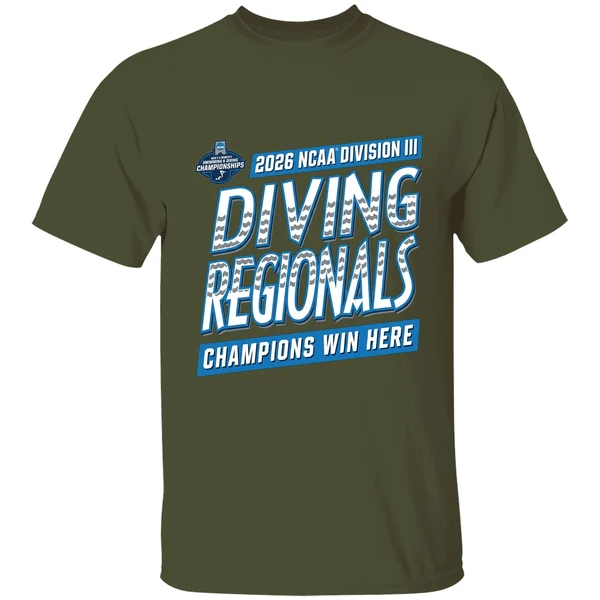 2026 Ncaa Division Iii Swimming And Diving Regionals Champions Win Here Shirt - Image 4