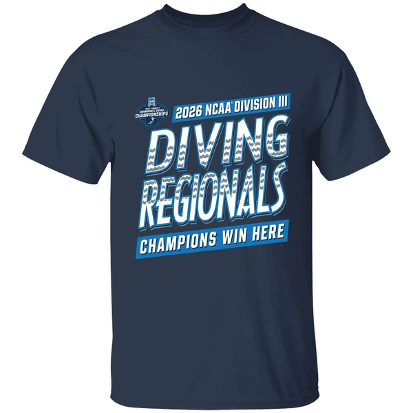 2026 Ncaa Division Iii Swimming And Diving Regionals Champions Win Here Shirt - Image 5