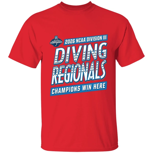 2026 Ncaa Division Iii Swimming And Diving Regionals Champions Win Here Shirt - Image 7