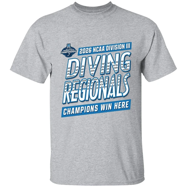 2026 Ncaa Division Iii Swimming And Diving Regionals Champions Win Here Shirt - Image 9