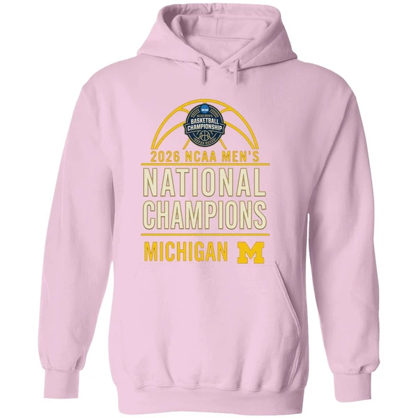 2026 Ncaa Mens Basketball National Champions Michigan Wolverines Hoodie - Image 5
